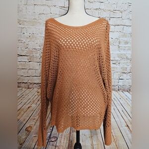 Express Open Stitch Dolman Sweater Sz XL
